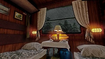 Thumbnail of Night Train Ambience on a Rainy Night | Train & Rain Sounds 8 Hours