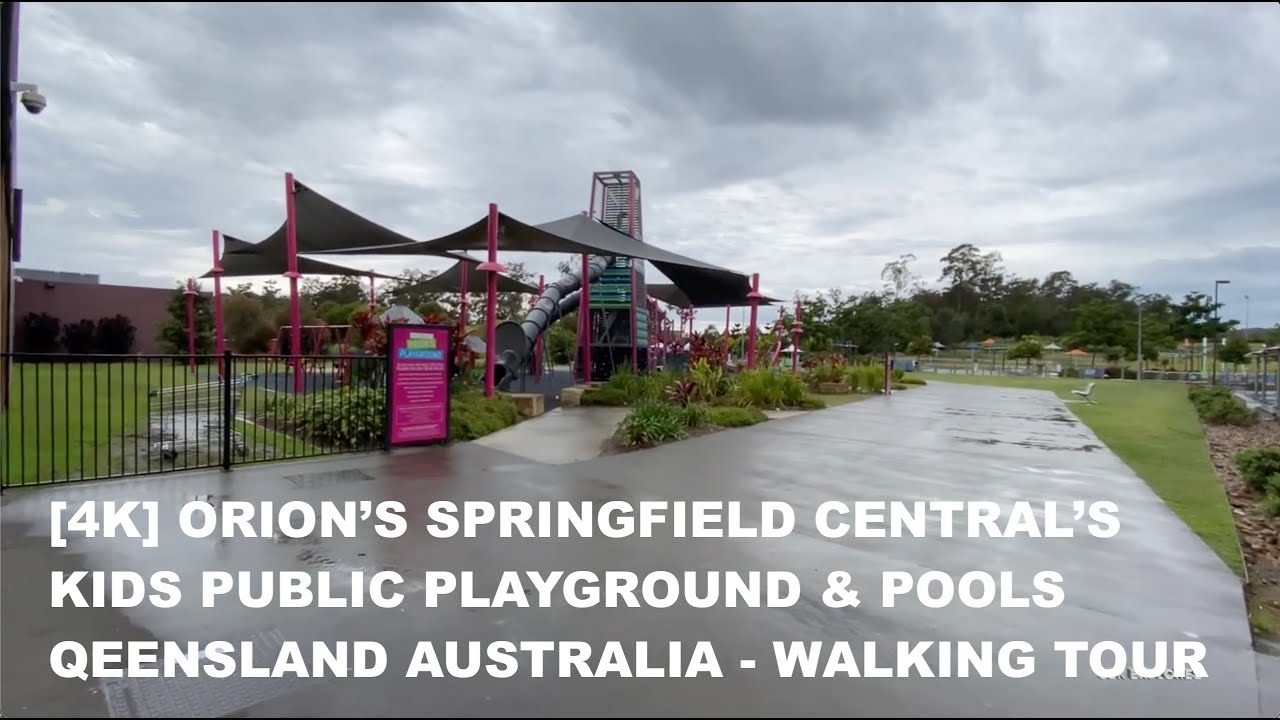 [4K] Orion Springfield Central - Playground & Lagoon Walk | Springfield ...