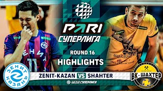 Zenit-Kazan vs. Shahter | HIGHLIGHTS | Round 16 | Pari SuperLeague 2024