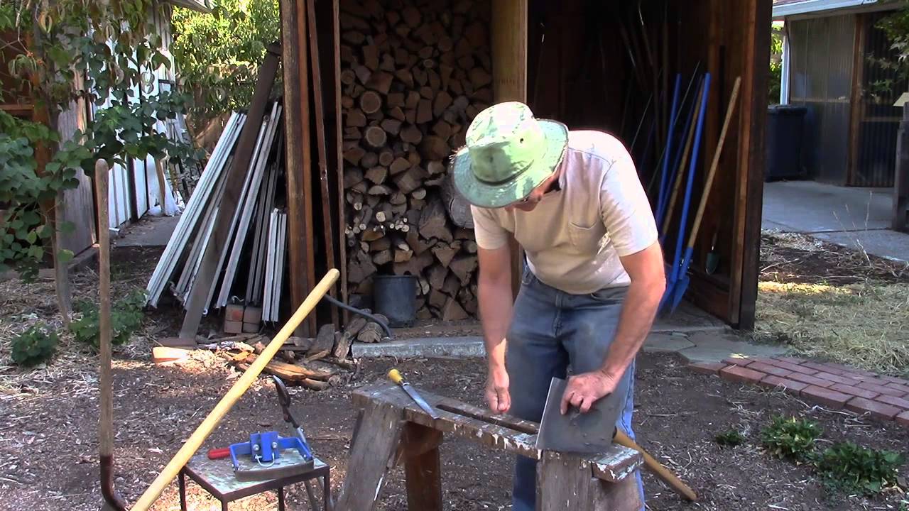 How To Sharpen Garden Tools with a File and Speedy Sharp YouTube