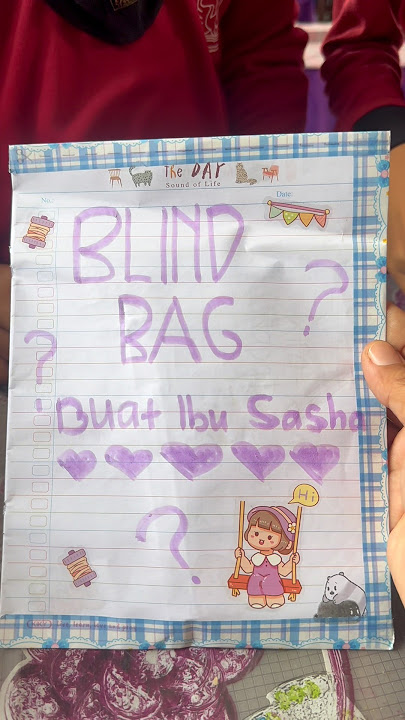 OH MY GOD I GOT ANOTHER BLIND BAG FROM INARA #blindbag #gift #schoolteacher #teacherandstudent #p...