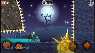 Moto X3M - Bike Race Game [halloween challenge][#105] screenshot 5