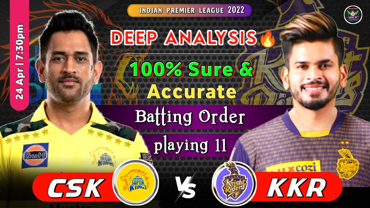 (GL tips) CSK vs KOL Dream11 prediction | CSK vs KKR Dream11 | CSK vs KKR | CSK vs KOL | IPL 2022