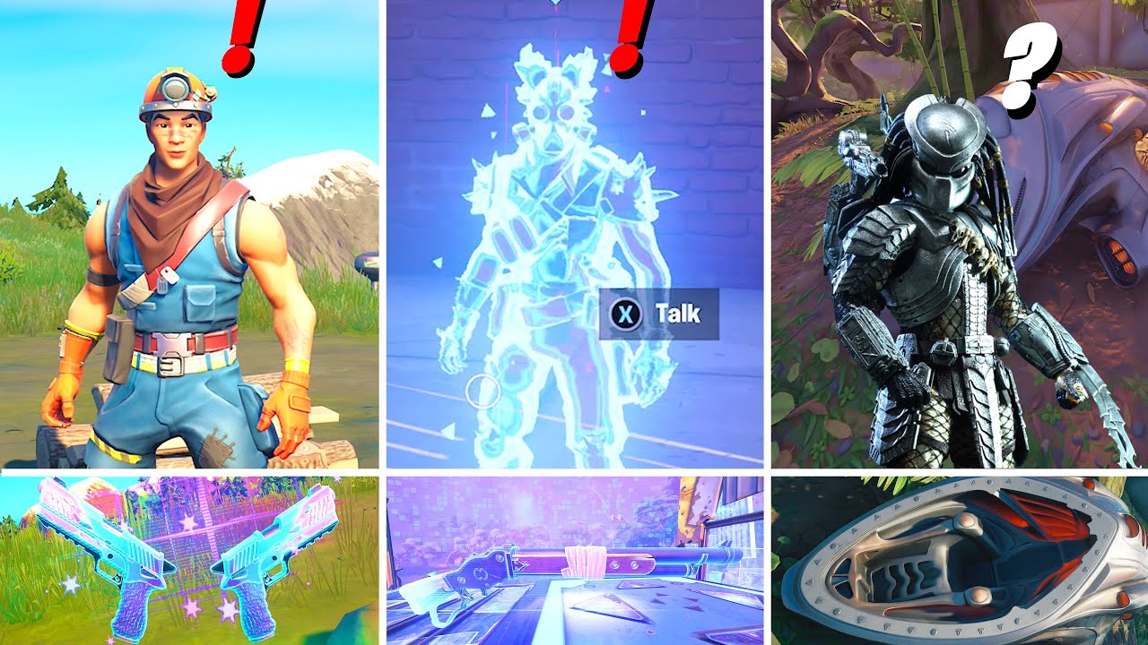 Fortnite Update All New Bosses, Exotics Weapons & Shotgun in v15.20! (Boss Predator...)