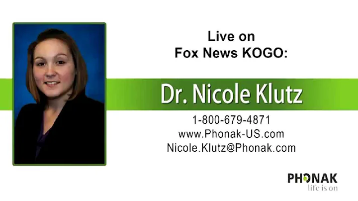 Dr  Nicole Klutz from Phonak live on news radio (3...