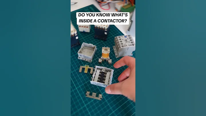 Do you know how an electromagnetic contactor works? #engineering #electricalengineering #automation