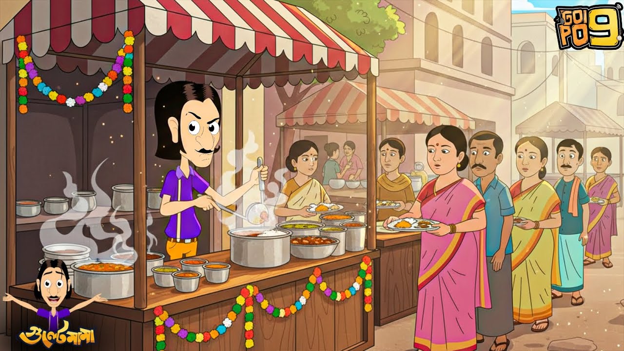 গুলতেমামার ক্যাটারিং কাণ্ড! 🍲😂 | Gulte Mama’s Catering Chaos | Funny Episode