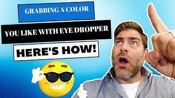 How to use eye dropper for chrome extension