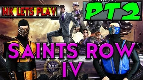 Scorpion & Sub-Zero Play - Saints Row IV (Part 2) | MK9 PARODY!
