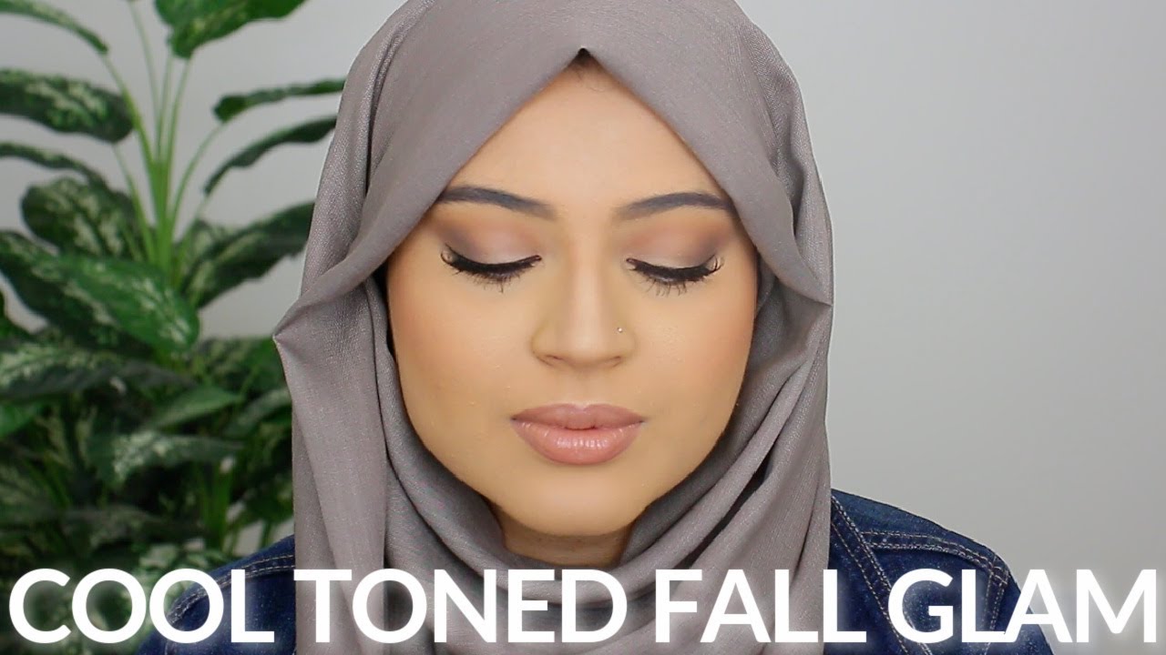 COOL TONED SOFT GLAM FALL MAKEUP TUTORIAL | FULL FACE OF NOTHING NEW ...