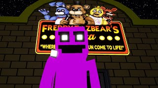 PURPLE GUYS DOES SOMETHING HORRIBLE RECREATING THE FNAF 1 PIZZERIA! | FNAF: Killer in Purple 2