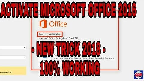 ACTIVATE MICROSOFT OFFICE 2016 - NEW TRICK 2018 - 100% WORKING