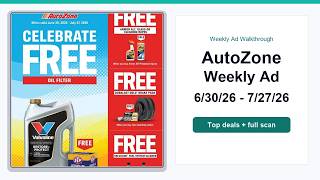AutoZone Weekly Ad 26 - 26 Top 10 Deals