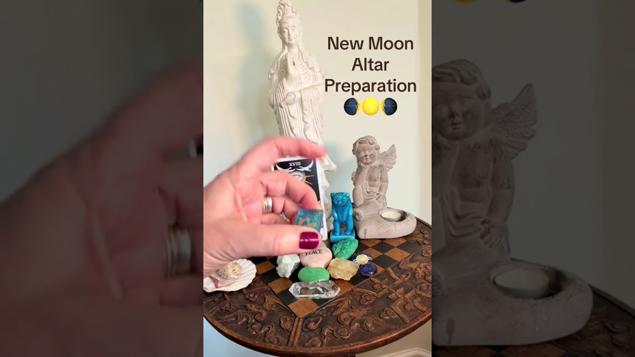 New Moon Altar Preparations...