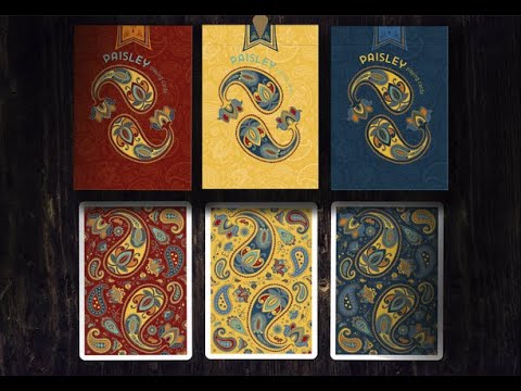 Paisley playing cards ペイズリー 新品12デック Paisley playing cards ペイズリー 新品12デック Paisley