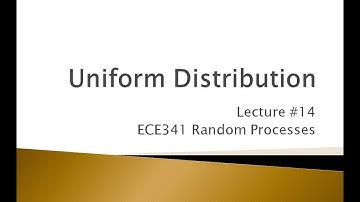 341.14 Uniform Distribution