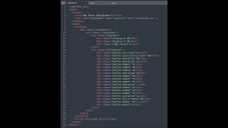 Building a calculator with HTML, CSS & JavaScript screenshot 2