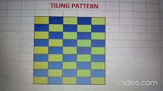 TILING PATTERN PART - 1 | PROPERTIES OF SQUARE & RECTANGLE
