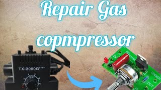Repair kada gas compressor machine  model TX-2000G How to make a repair gas compressor machine 😲😲