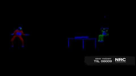 2008 Japanese Blacklight Show Ping Pong Matrix