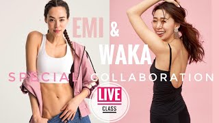 5/17 11:00~Emi &Waka スペシャルコラボ⭐️LIVEクラス　モデルBodyをつくる簡単ワークアウト&ヨガ　