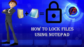 How to Lock Files without any software using Notepad | LATEST |