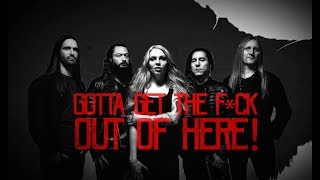 KOBRA AND THE LOTUS - Get The F*ck Out Of Here (Official Lyric Video) | Napalm Records