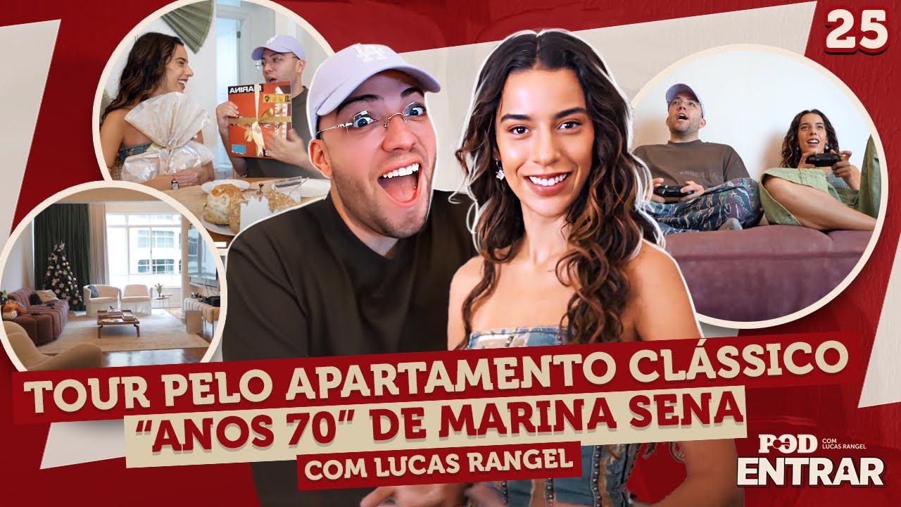 POD ENTRAR - Tour pelo apê vintage com estilo anos 70 de Marina Sena com Lucas Rangel