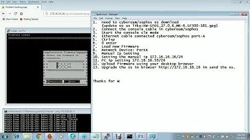 How to install Cyberoam OS or Sophos OS