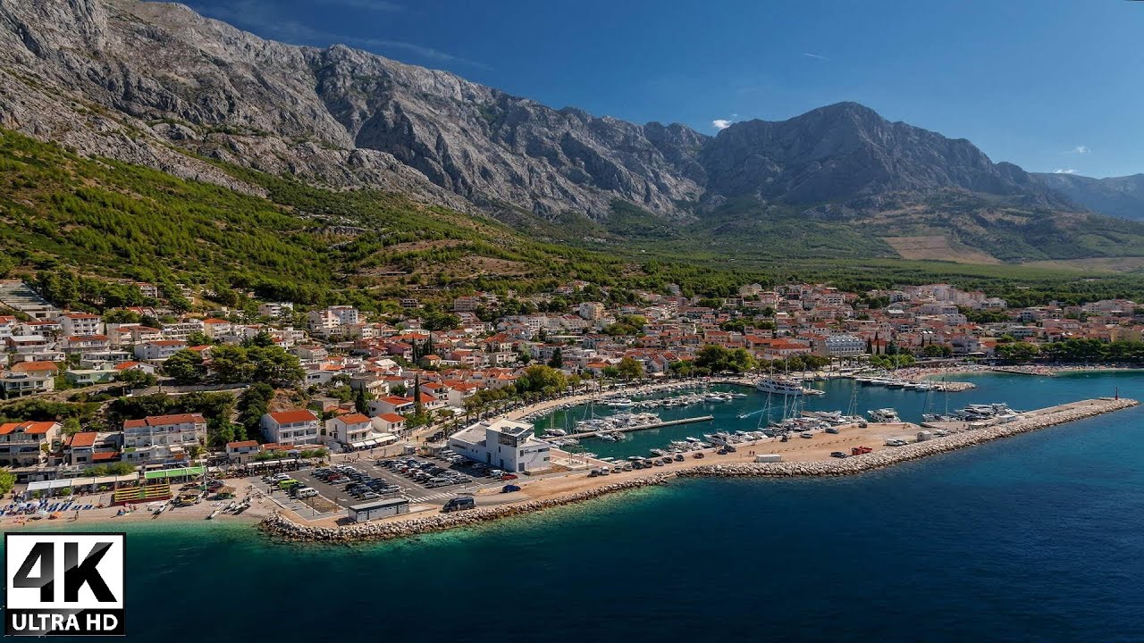 Baška,krk,Croatia 4k Walking tour 2022, Vela plaža BaskaCroatia #baska #croatia #krk #walkingtour