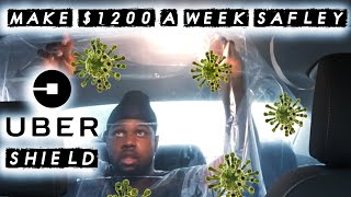 First Every UBER & Lyft Isolation VIRUS SHIELD l Ventilation System l ACCEPT PASSENGERS RIDES Again