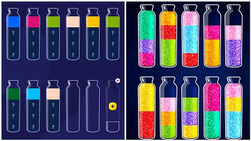 Get Color Water Sort Gameplay 20 , Android Games ios Walkthrough Simulator Think Brain Puzzle