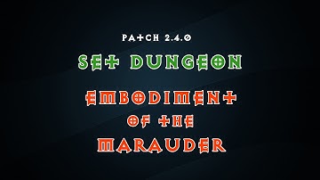 Diablo 3 | 2.4 | Set Dungeon | Embodiment of the Marauder Set Mastery (How to)