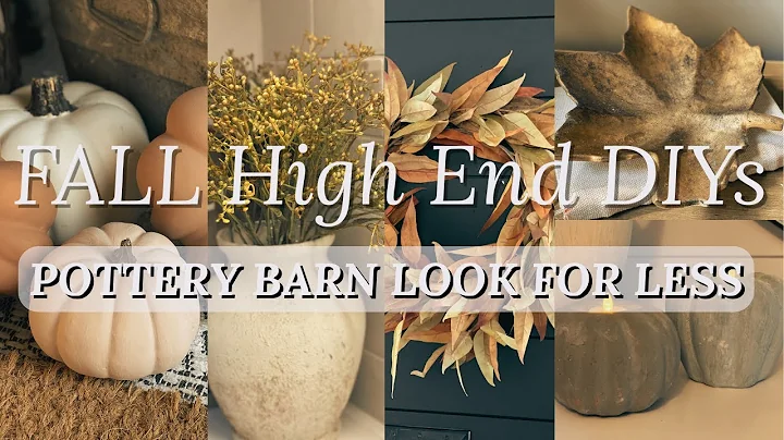 DIY HIGH END FALL DECOR 🍁 Pottery Barn Inspired Fall Dupes You’ll Love! thumbnail