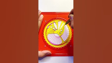 Simple Spirograph Design 🤩  #asmr #spirograph #shorts