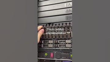 Installing 4 SSD Drives #ssd #datacenter #shorts