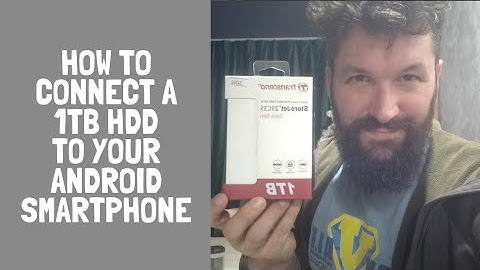 Is this the Best HDD for Android Phones? | How to connect external hard drive to Android Smartphone?