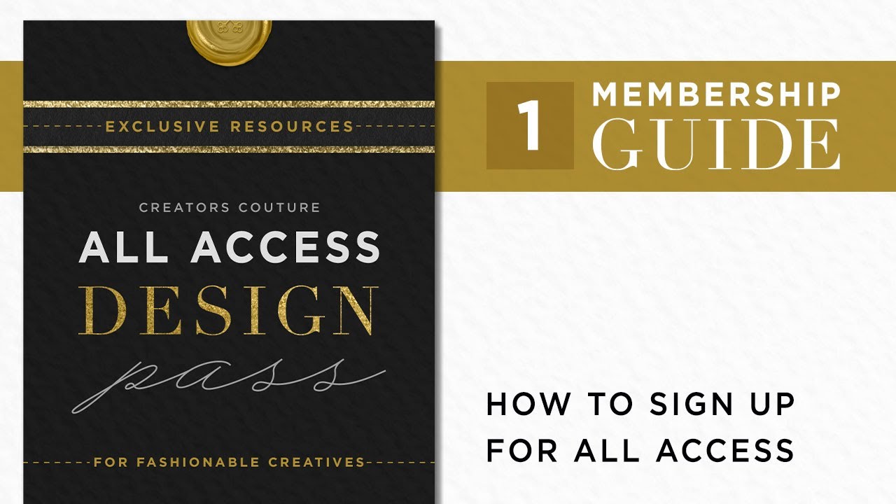 Creators Couture All-Access Design Pass: How to Join - YouTube
