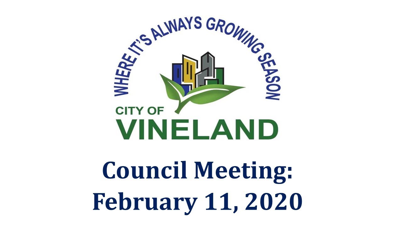 City of Vineland Council Meeting February 11, 2020 YouTube