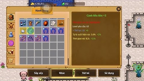 Làng hải tặc - Test chức năng chế tạo cánh xem có gì hot 