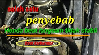 Overcome the Honda Beat carburetor being difficult to idle and one of the causes is in this section