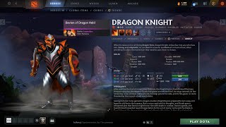 Dragon Knight And Davion Of The Dragon Hold Preview Gameplay For Newbie. Dk Aghanim And Shard Test.