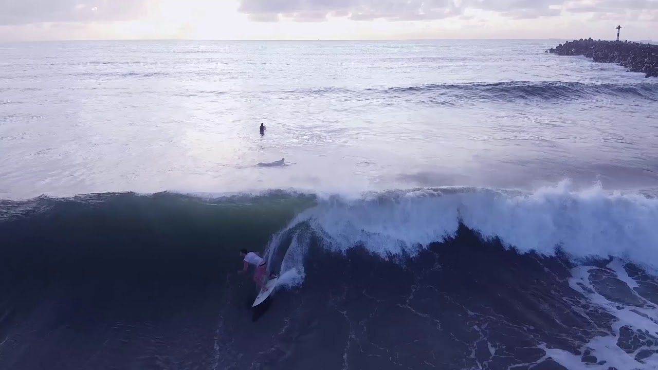 surfers Alkantstrand beach.Northern side.