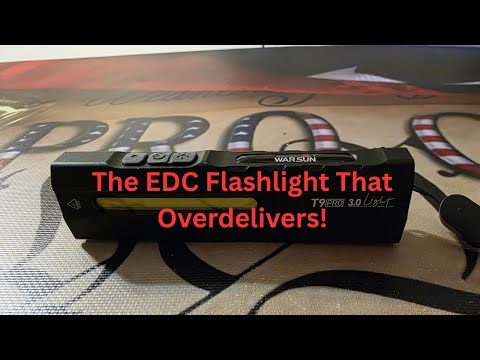 Warsun T9 Pro Review - The EDC Flashlight That Overdelivers!