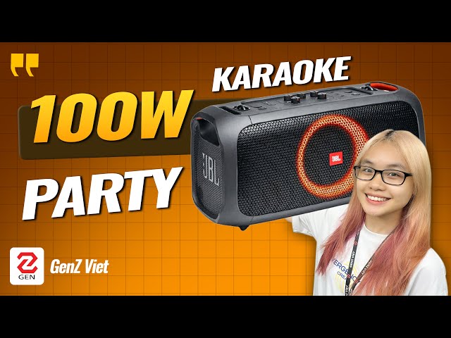 Đánh giá JBL Partybox On The Go: loa xách tay công suất 100W, có karaoke, chất âm ĐỈNH | Genz Viet