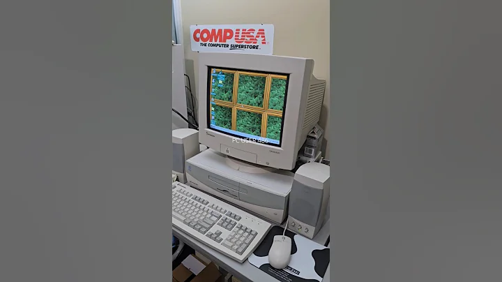 It's 1996 & you startup Windows 95 (late night vibes) #asmr #retro