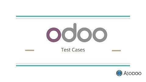 How to Write Test Cases in Odoo