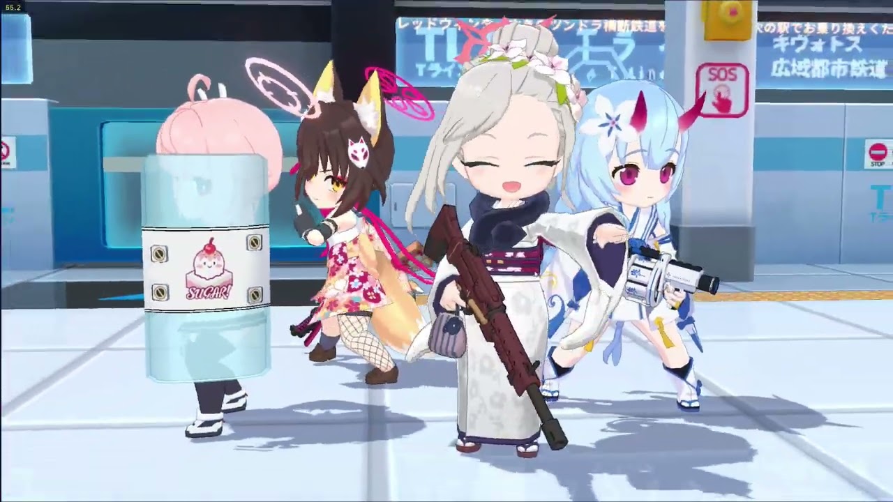 Blue Archive 蔚藍檔案 Normal 12-1 3回合 3星