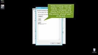 Data masking with DbDefence