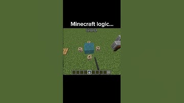 Minecraft logic... #minecraft  #reelschallenge #shorts